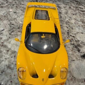 Ferrari Model Car in Vivid Yellow